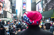 Over 9,000 Sikhs tie turbans to set a world record at New York’s iconic Times Suqare